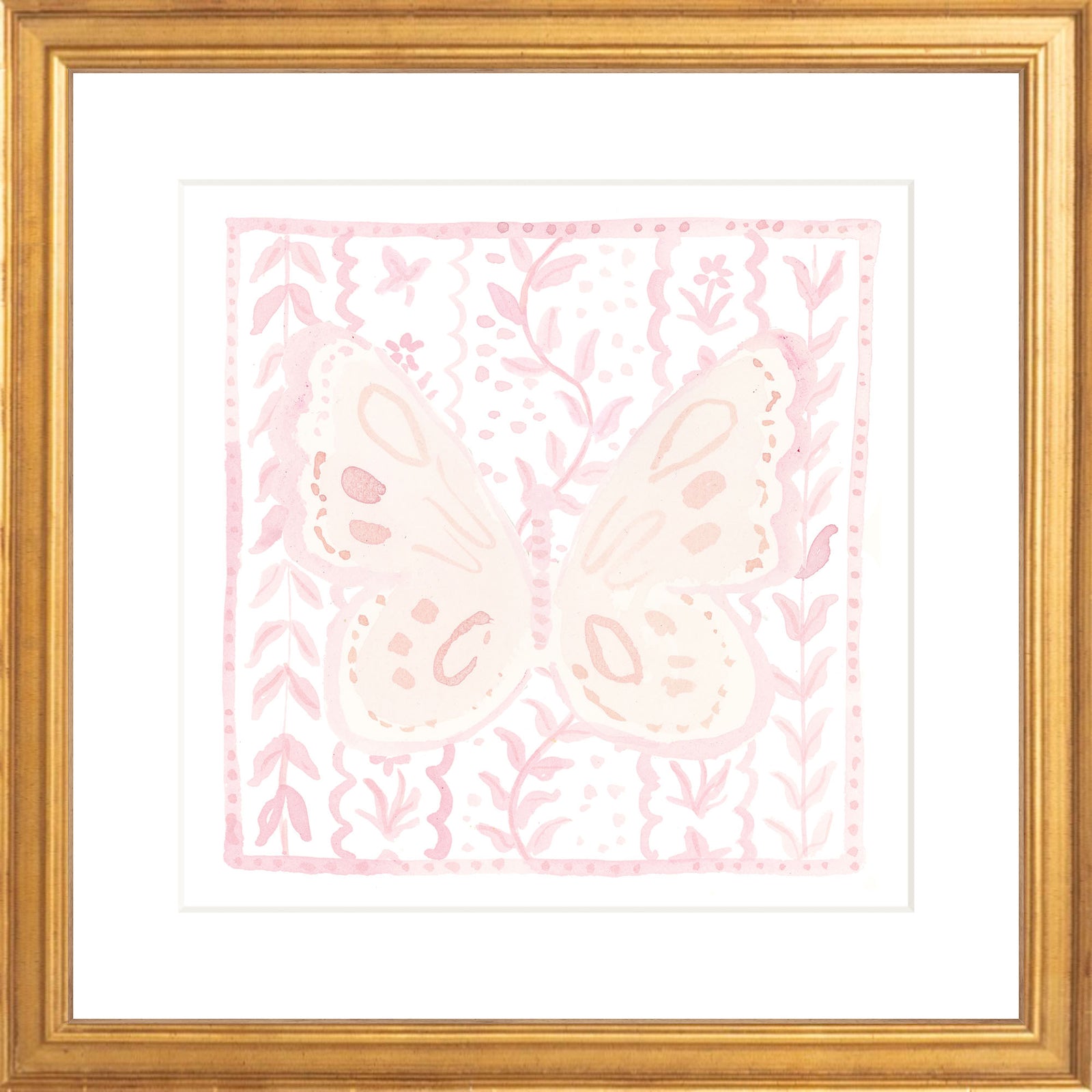 アートポスター　OAK　Art Frame　Pink × Overlap Pink and Pop Art Gallery Wall Poster | Poster Store US