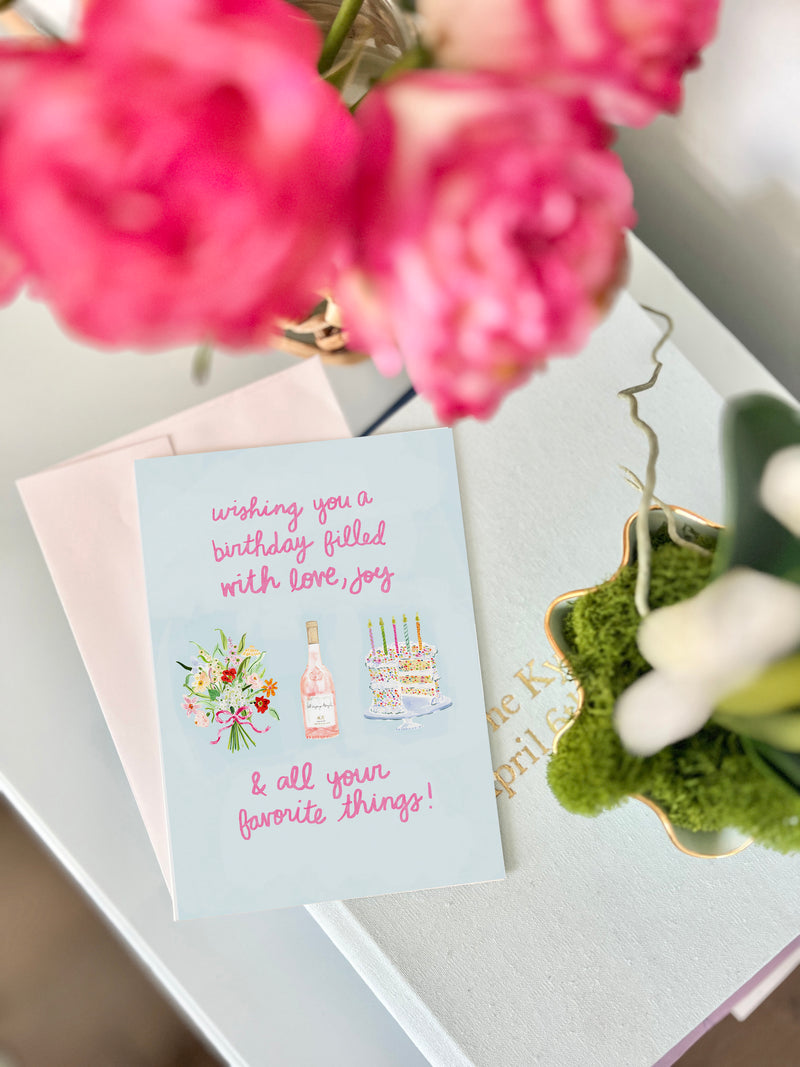 Birthday Favorites Card