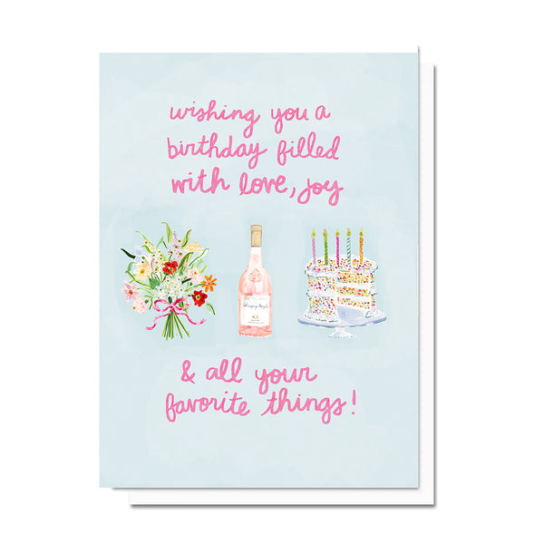 Birthday Favorites Card