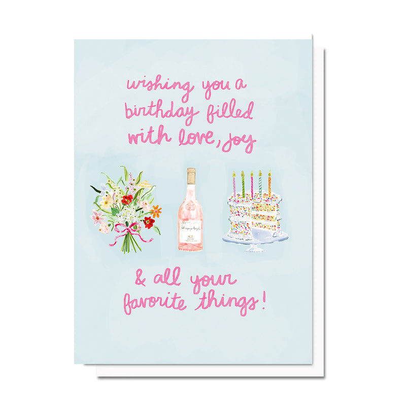 Birthday Favorites Card
