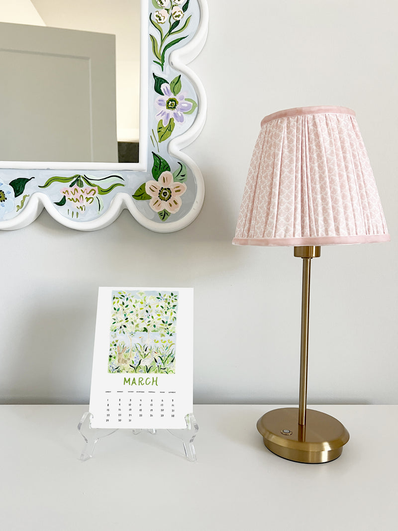 2026 Desk Calendar, Chinoiserie Edition
