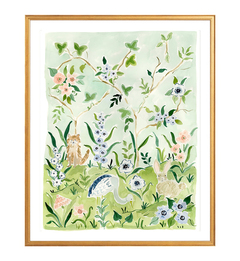 The "Giving Trees No. 2" Chinoiserie Fine Art Print