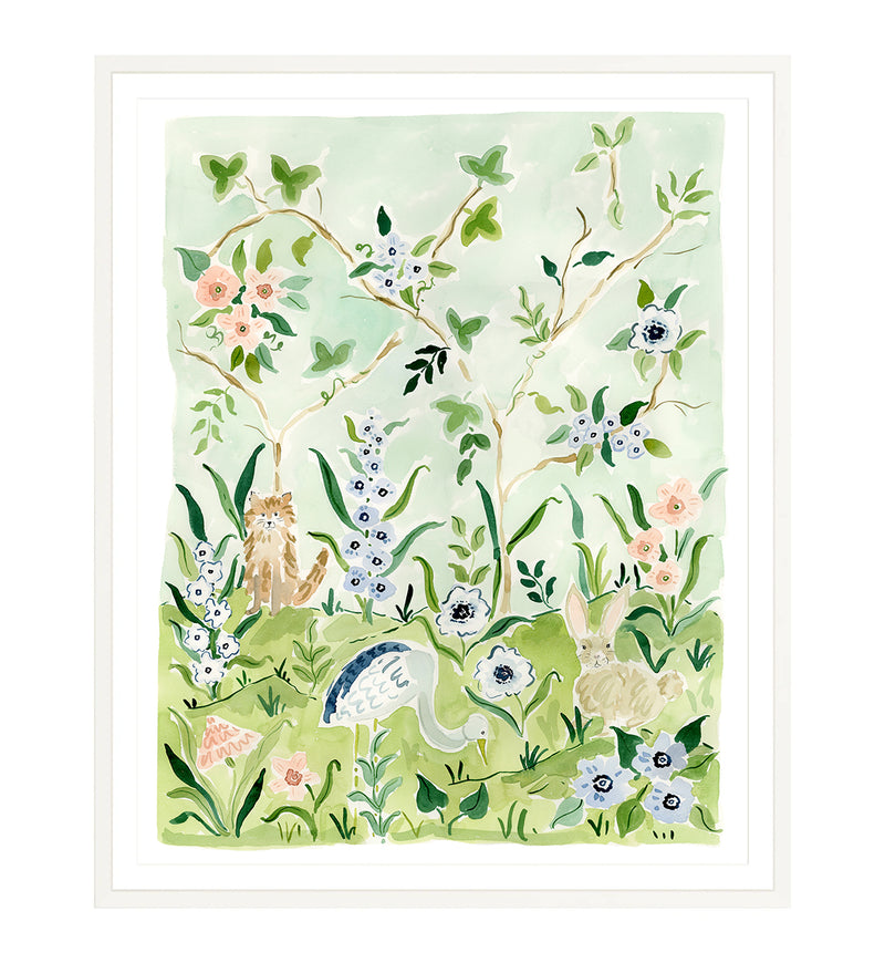 The "Giving Trees No. 2" Chinoiserie Fine Art Print