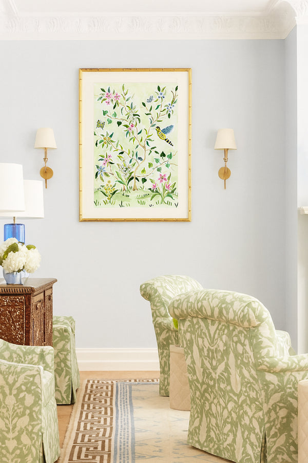 The "Play that Flower Music No. 2" Chinoiserie Fine Art Print