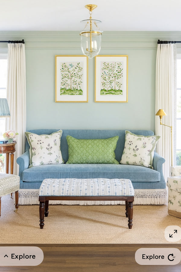 The "Fresh as a Rose No. 1" Chinoiserie Fine Art Print