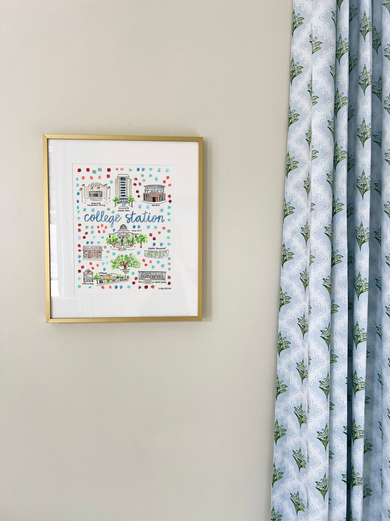 "College Station, TX" Fine Art Print