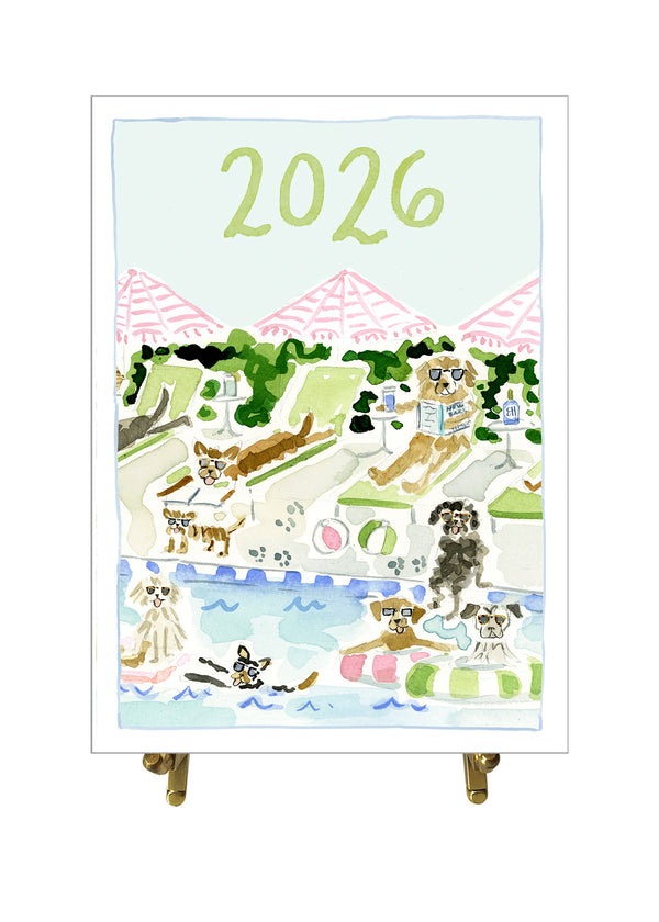2026 Desk Calendar, Dogs Edition