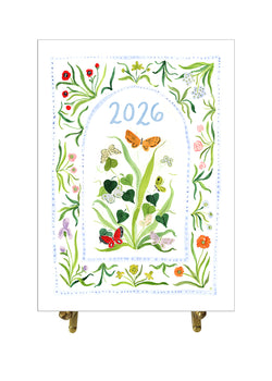 2026 Desk Calendar, Butterfly Edition