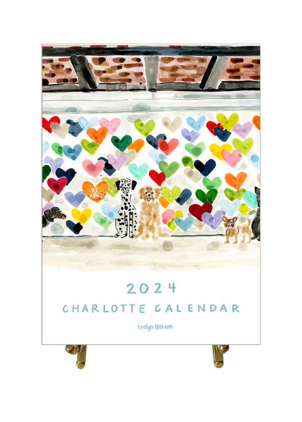 2024 Desk Calendar, Charlotte NC Edition