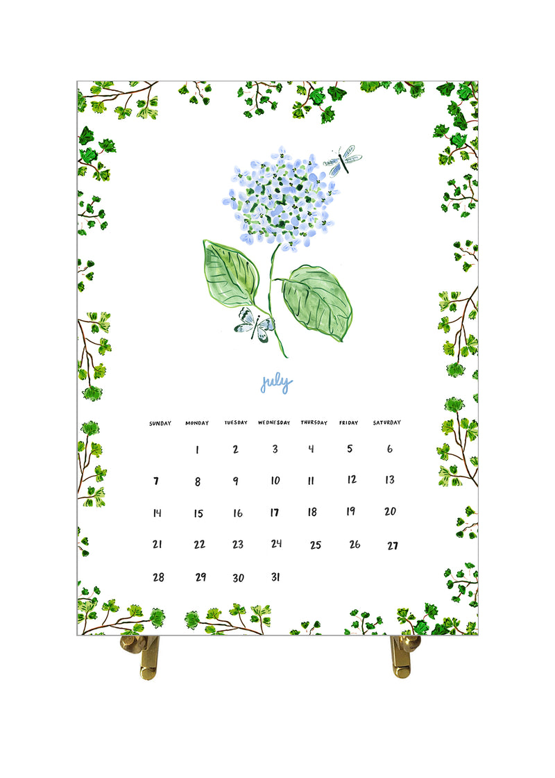 2024 Desk Calendar, Botanical Edition