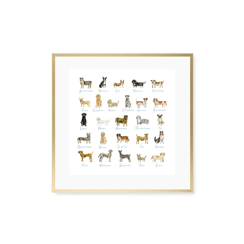 ABC Dogs, Fine Art Print