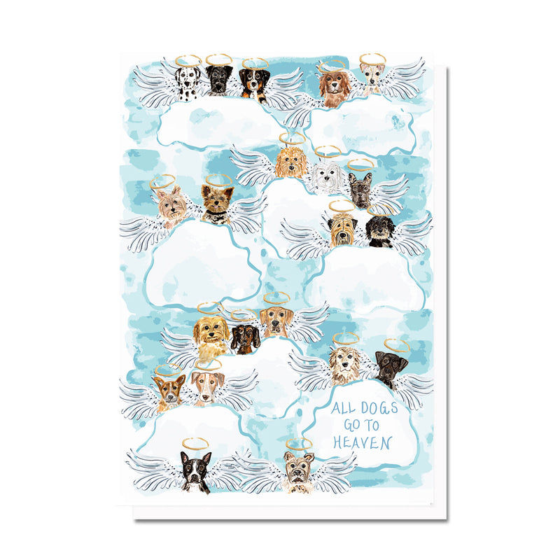 All Dogs/Cats Go to Heaven Card