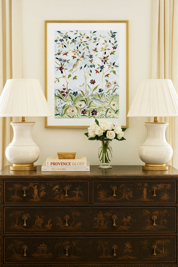 The "Down to Earth No. 1" Chinoiserie Fine Art Print