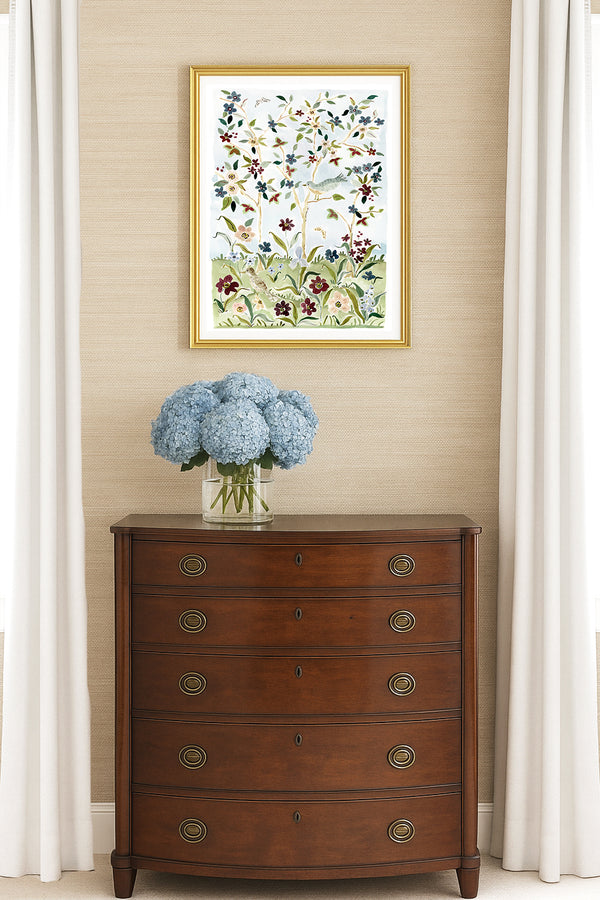 The "Down to Earth No. 2" Chinoiserie Fine Art Print
