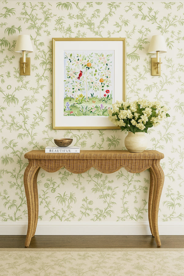 The "Early Bird No. 1" Chinoiserie Fine Art Print