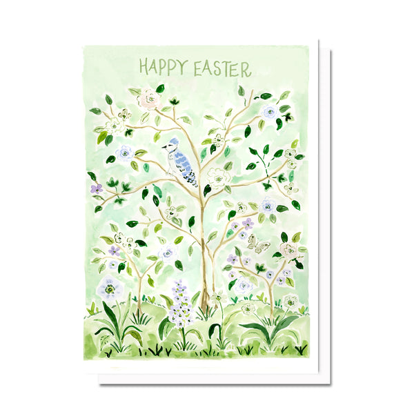 Easter Blue Jay Card