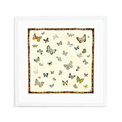 Butterfly Season Scarf No. 2, Fine Art Print