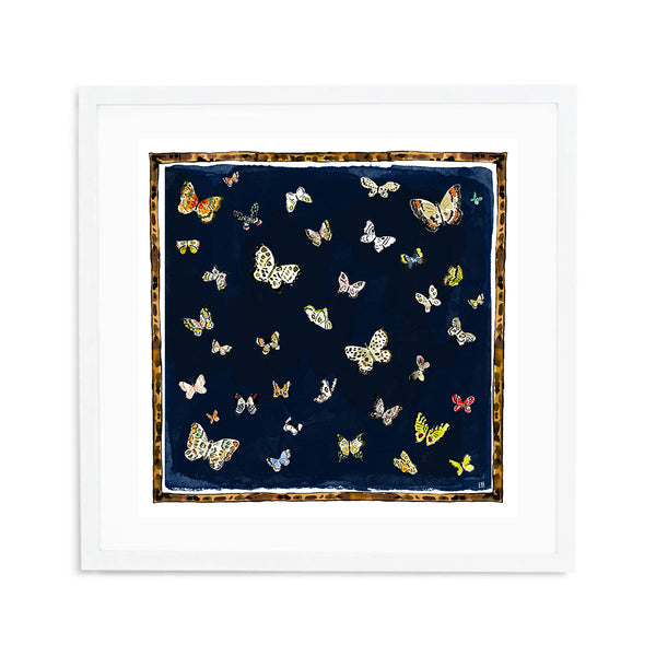 Butterfly Season Scarf No. 1, Fine Art Print