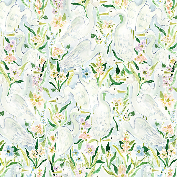 Heron Garden Fabric