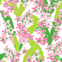 Sunshine Petals Fabric- Pink