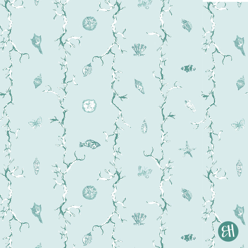 Sea Island Fabric- Seafoam