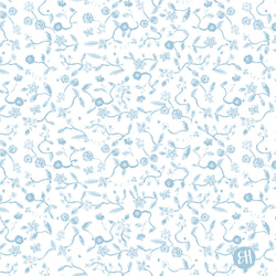 Bisou Blooms Fabric- Blue