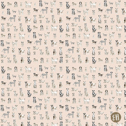 Pups Fabric- Beige