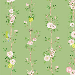 Chinoiserie Fabric- Green