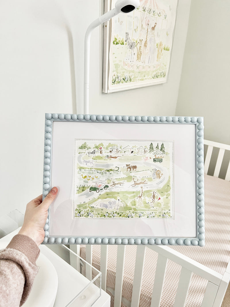 The "Wild Fairways" Golf Menagerie Fine Art Print