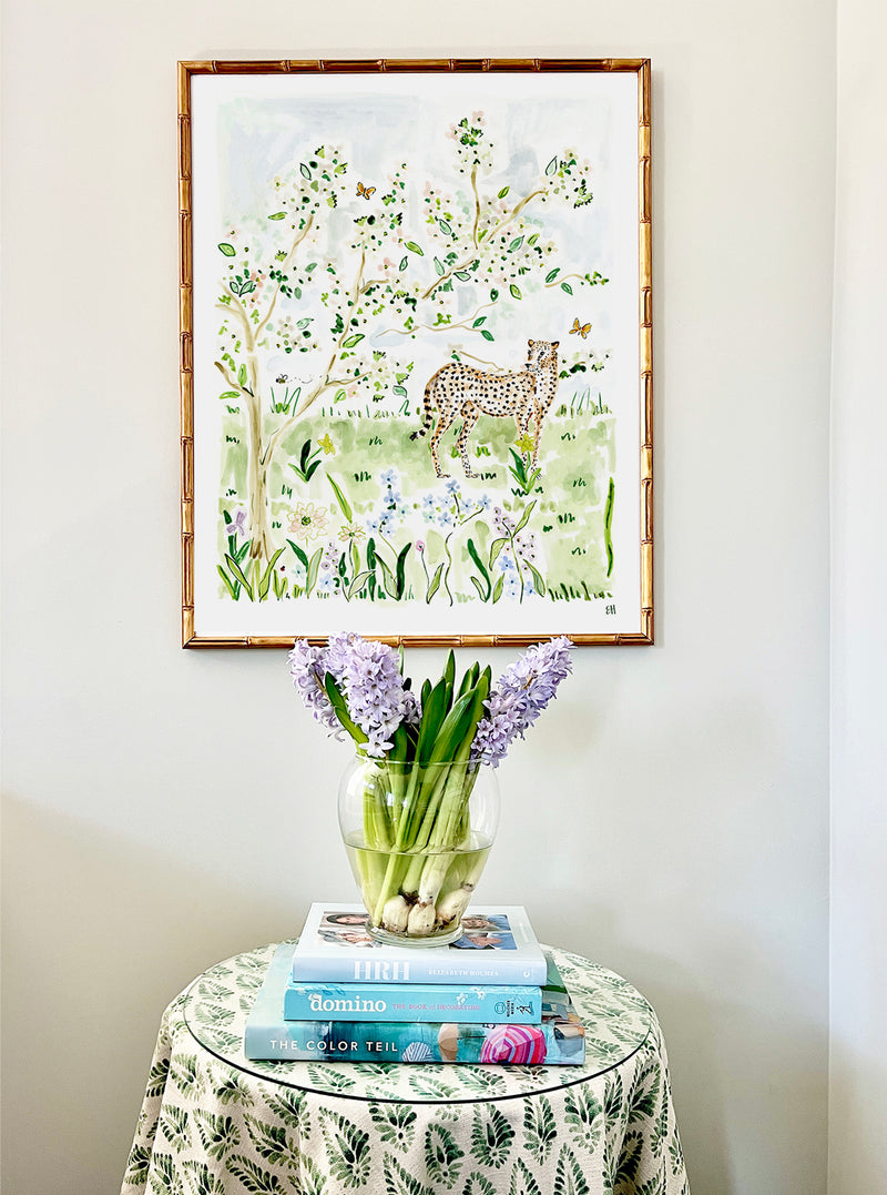 The "Chinoiserie Garden Safari No. 1" Fine Art Print