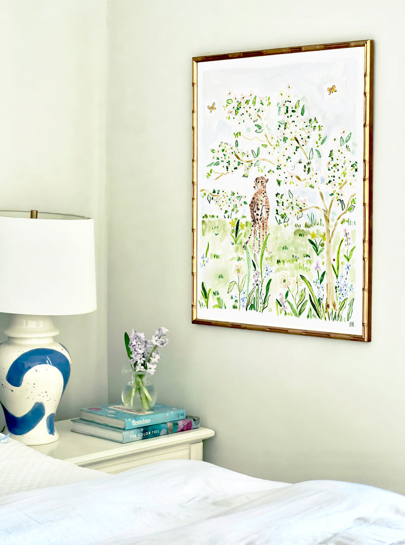 The "Chinoiserie Garden Safari No. 2" Fine Art Print