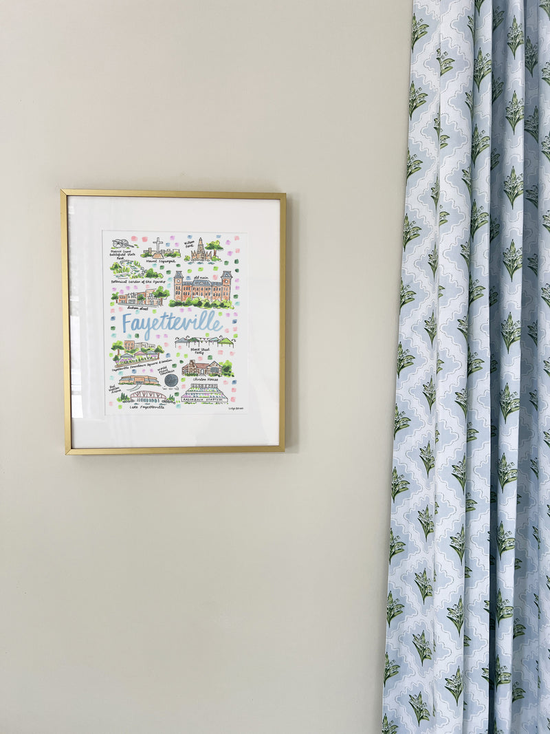 "Fayetteville, AR" Fine Art Print