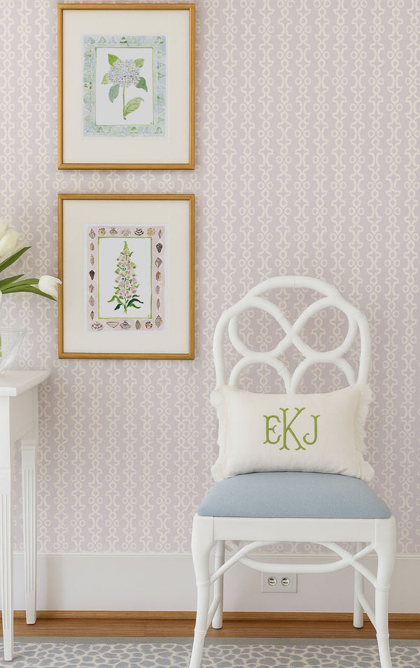 The "Seashell Charms" Watercolor Fine Art Print, Flower Charm Series