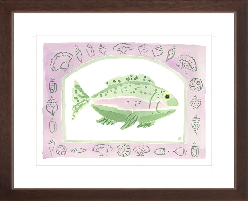 The "Rainbow Fish Purple" Fine Art Print