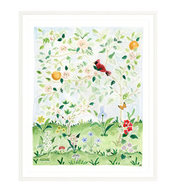 The "Early Bird No. 2" Chinoiserie Fine Art Print