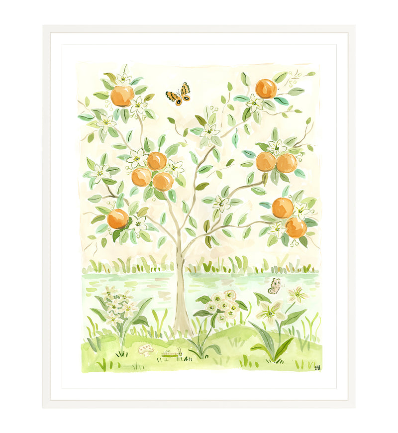 The "Hope for the Zest No. 1" Chinoiserie Fine Art Print