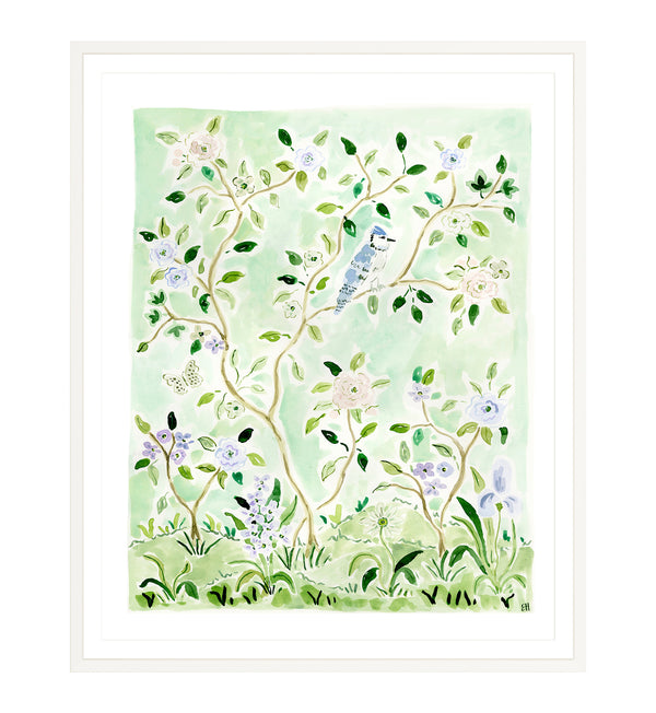 The "Branching Out No. 2" Chinoiserie Fine Art Print