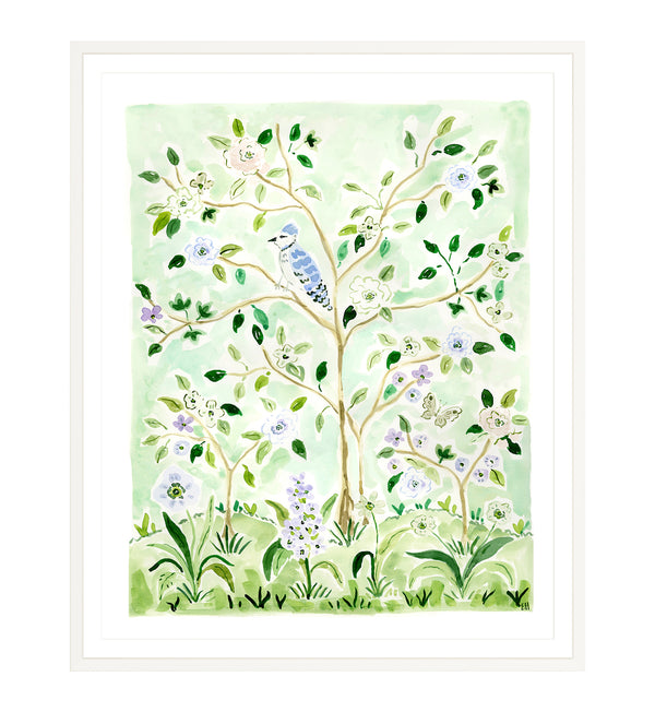 The "Branching Out No. 1" Chinoiserie Fine Art Print