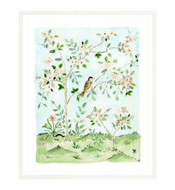 The "Free as a Bird No. 2" Chinoiserie Fine Art Print