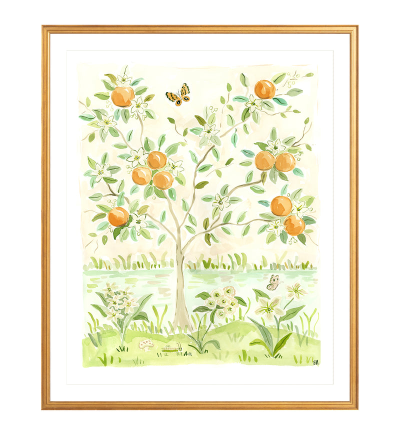 The "Hope for the Zest No. 1" Chinoiserie Fine Art Print