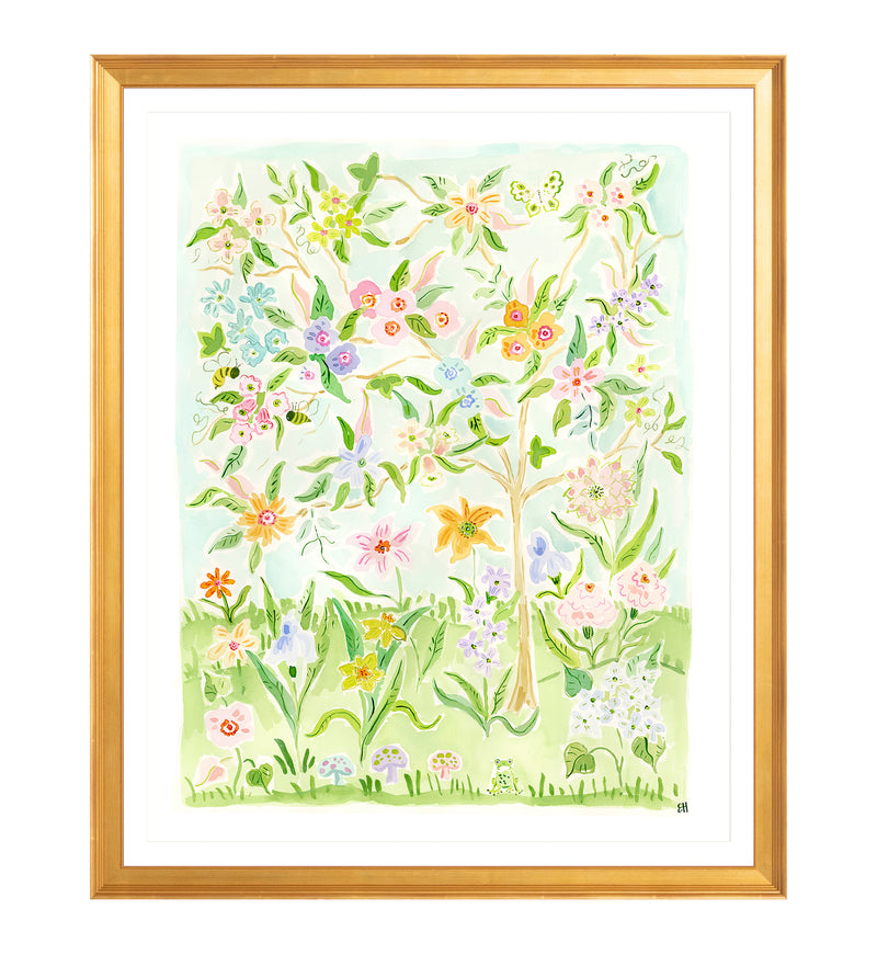 The "Dancin' in the Sunlight No. 1" Chinoiserie Fine Art Print