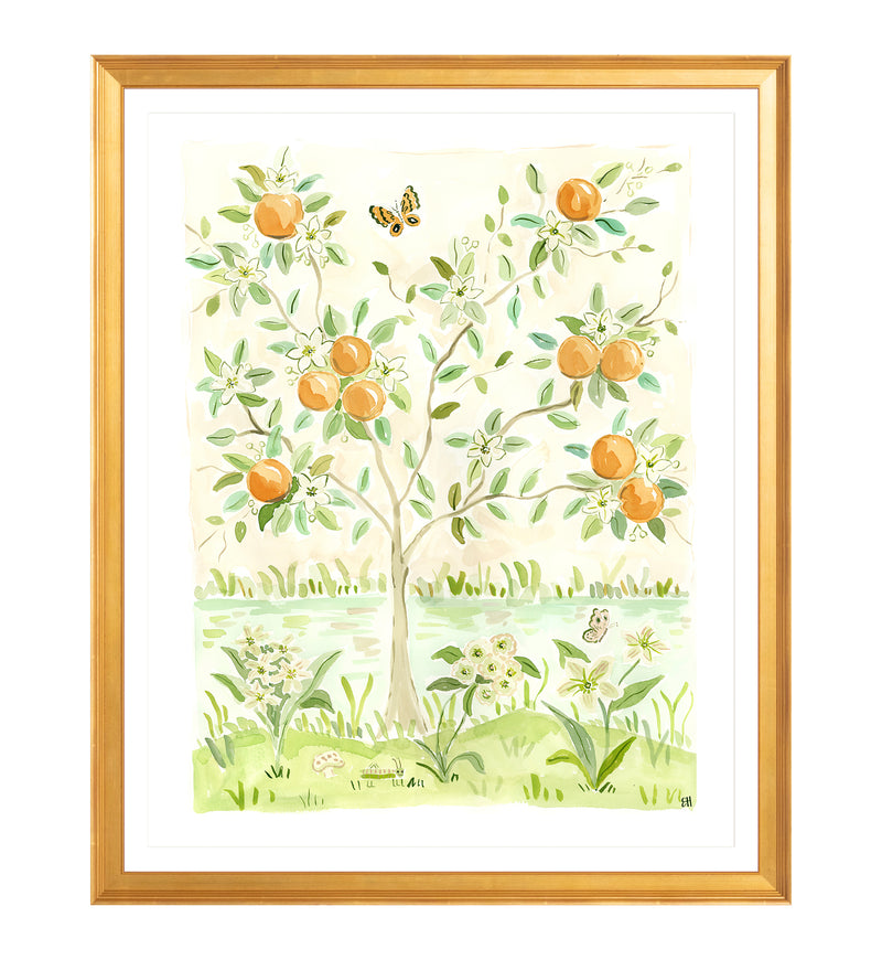 The "Hope for the Zest No. 1" Chinoiserie Fine Art Print
