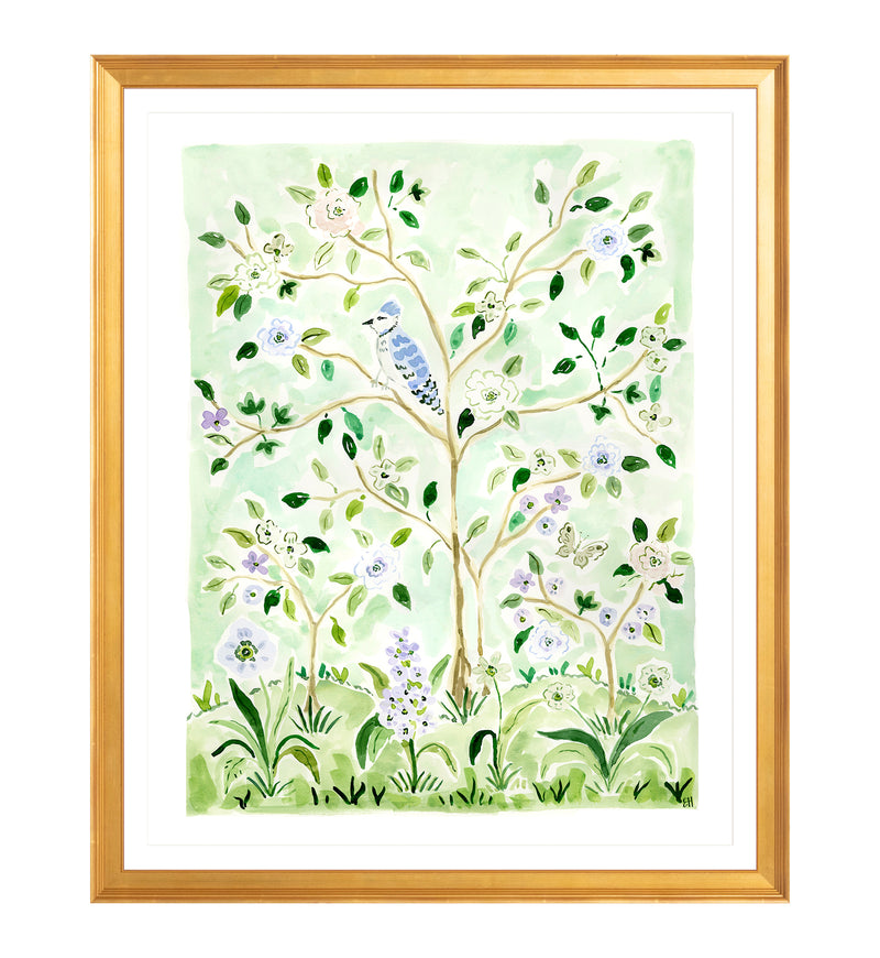 The "Branching Out No. 1" Chinoiserie Fine Art Print