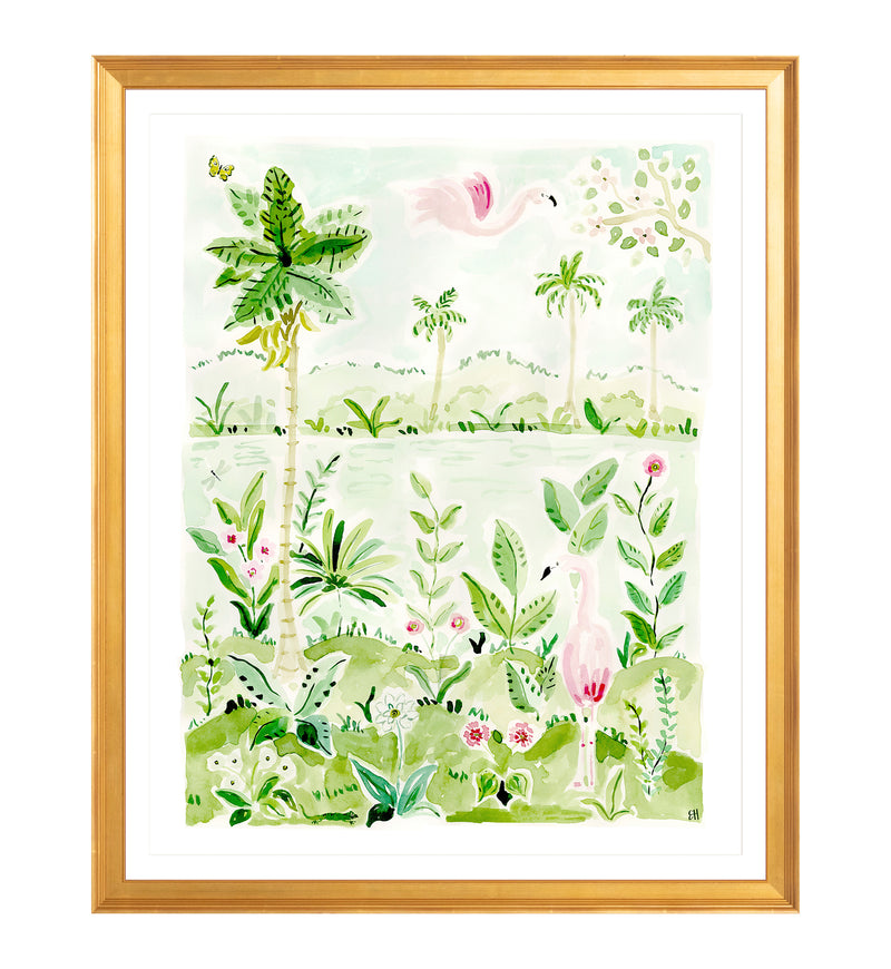 The "Flower of the Flock No. 2" Chinoiserie Fine Art Print