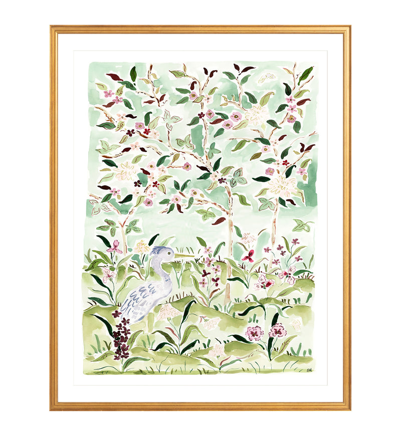 The "Second Spring No. 1" Chinoiserie Fine Art Print