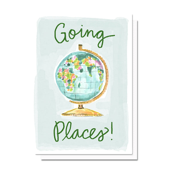 Going Places Globe Card