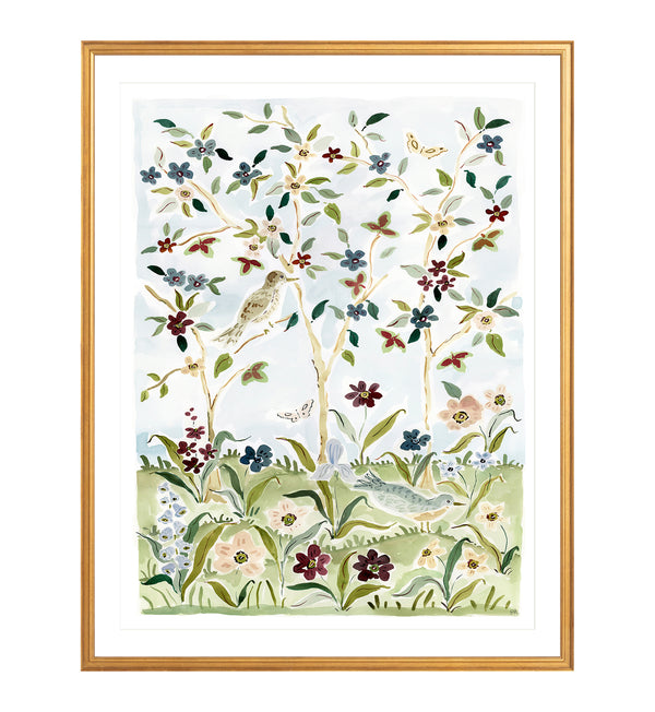 The "Down to Earth No. 1" Chinoiserie Fine Art Print
