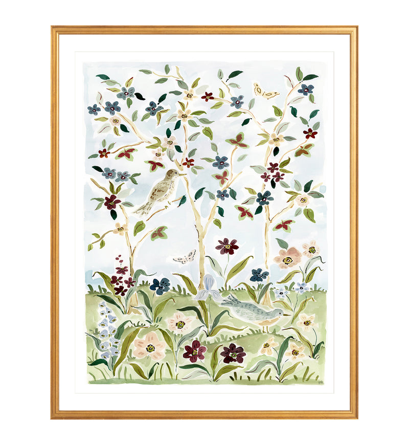 The "Down to Earth No. 1" Chinoiserie Fine Art Print