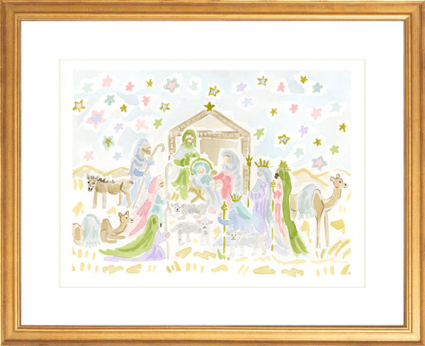 The "Nativity Scene No. 2" Fine Art Print
