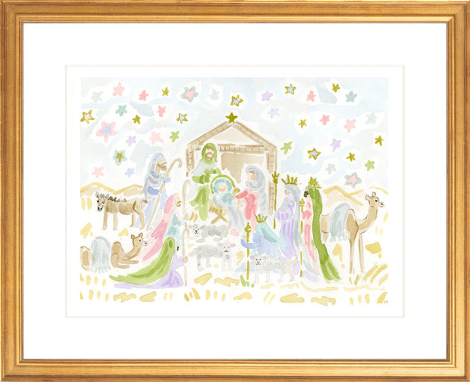 The "Nativity Scene No. 2" Fine Art Print